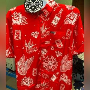 Brand New Button Up Dixxon Shirt XL